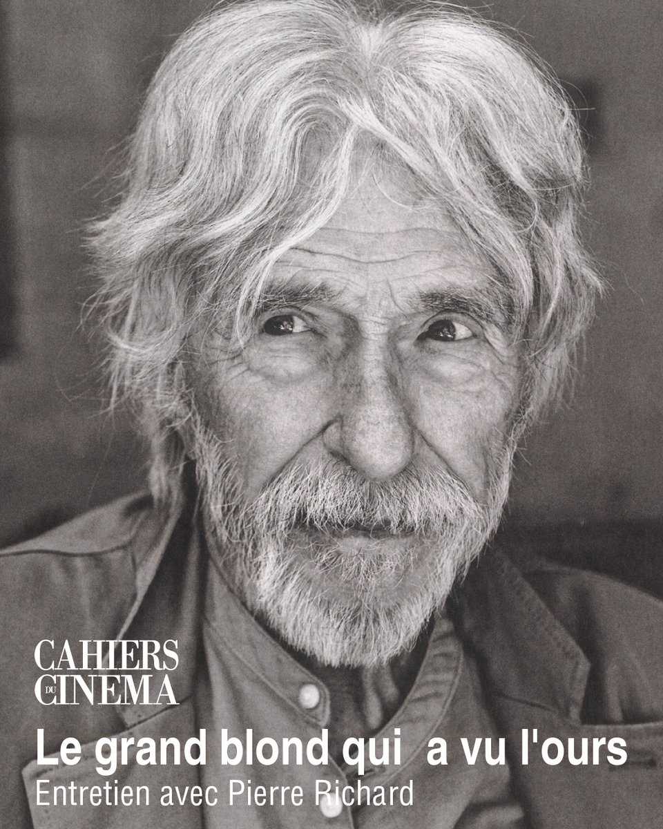 A l’occasion de la sortie de L’HOMME QUI A VU L’OURS QUI A VU L’HOMME, retrouvez l’entretien passionnant de Pierre Richard dans le dernier numéro des <a href="/cahierscinema/">Cahiers du cinéma</a> 

🐻 L’HOMME QUI A VU L’OURS QUI A VU L’HOMME, le 17 septembre au cinéma.