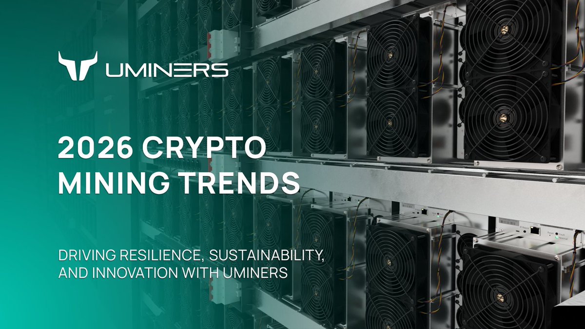 🐋 2026 Crypto #Mining Trends: driving resilience, sustainability, and  innovation with @uminersofficial Discover how energy efficiency, modular  hardware, and adaptable strategies are shaping the future of #crypto  mining. Read now:
