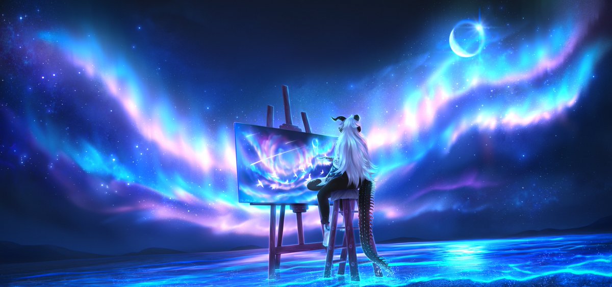 ✦ Where dreams go ✦

Since my giveaway ended, I wished to upload the cover edit on its own because it's one of my favorite compositions ☄️

I don't have much process to share this time since I forgot to save it, but I'll add in replies the base vs finished result and some lore