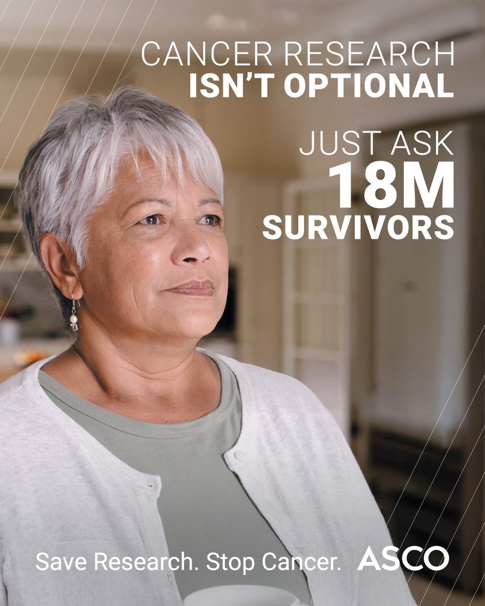 ASCO's tweet photo. There are 18 million US cancer survivors today, a 5x increase since 1971. Federal research funding has delivered for Americans in the form of extended lives &amp; healthier futures. #ASCOAdvocacy #SaveResearchStopCancer

Take action with us: https://t.co/DEsJWtneTI https://t.co/Z2NytdSzoJ