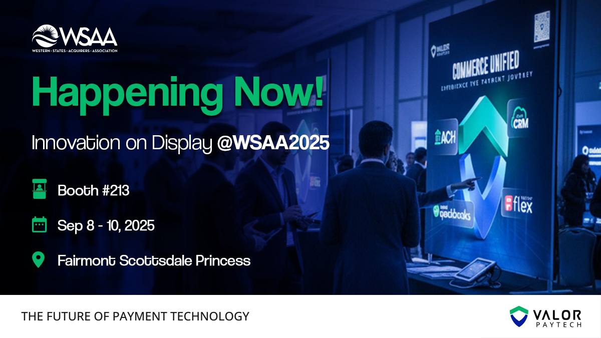 ValorPayTech's tweet image. 🚨 WSAA 2025 is LIVE! 🚨 
We&apos;re at Booth #213 - already demoing, connecting, and sharing the future of payments. 

⏰ Happening NOW. Don&apos;t miss out! 

 📍@fairmonthotels | Sept 8–10

#PaymentSolutions #MeetOurExperts #ValorPayTech