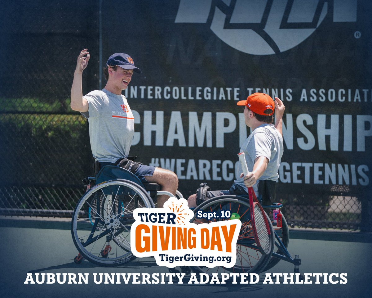 Our #TigerGivingDay project page is LIVE NOW! Check it out at the link below to learn more about our goal and how YOU can help us reach it! 🐅

aub.ie/TGD25AdaptedAt…

<a href="/AuburnU/">Auburn University</a>