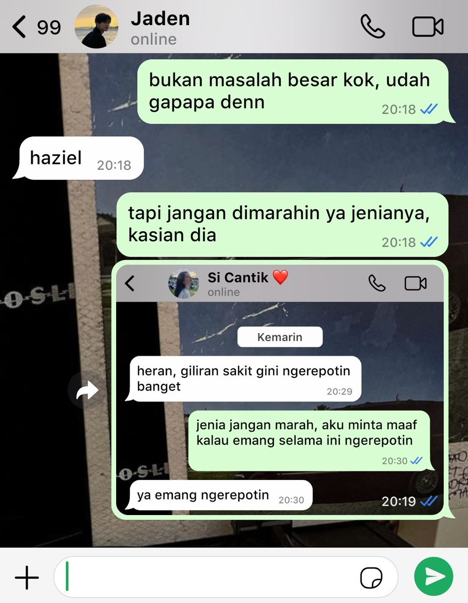 fonsaberry's tweet photo. #HazielJenia ; When he sick (4) https://t.co/t1lN9MZsKq