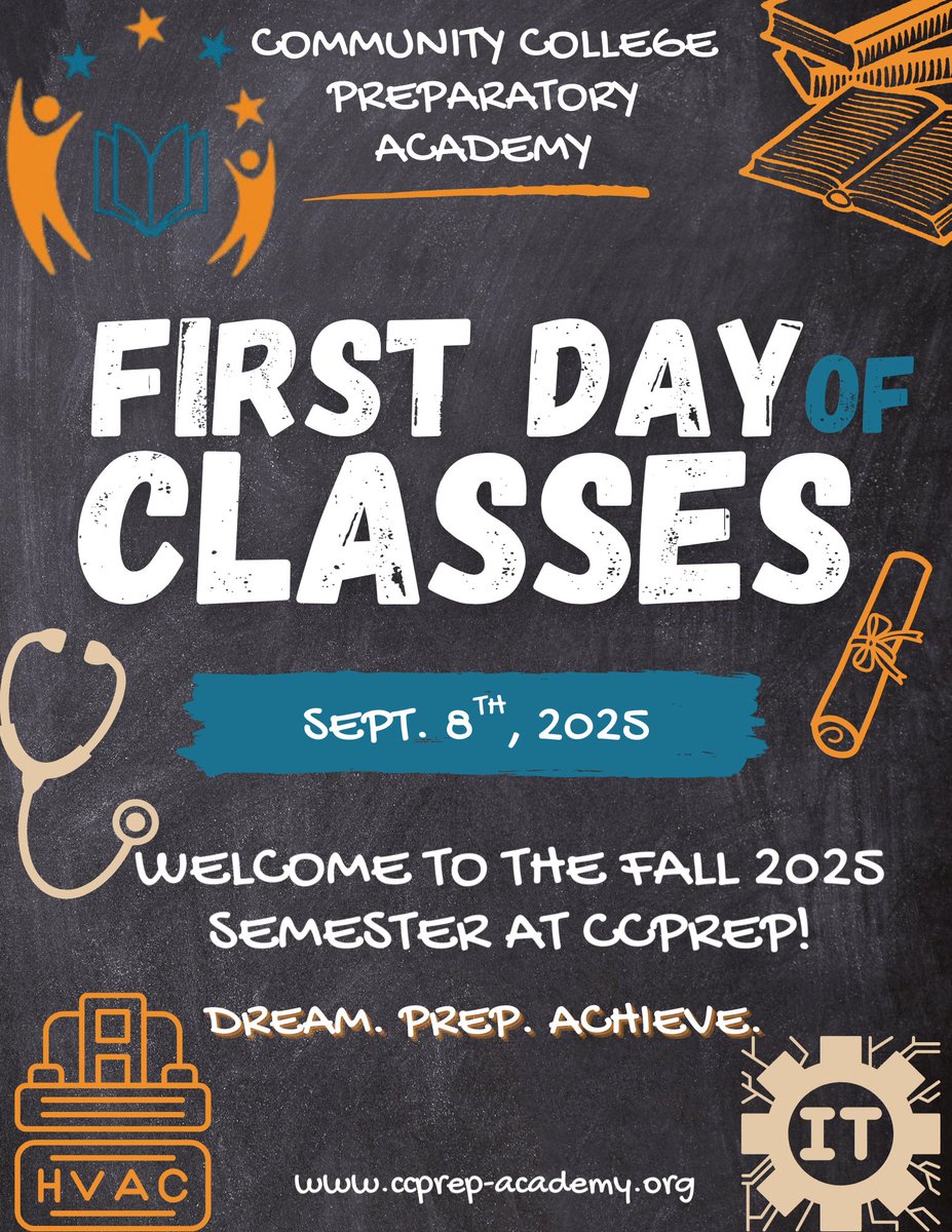 The first step toward your future starts today! 🎓✨ Classes are officially in session—let’s make this year count! #CCPrep #FirstDay #AdultLearning