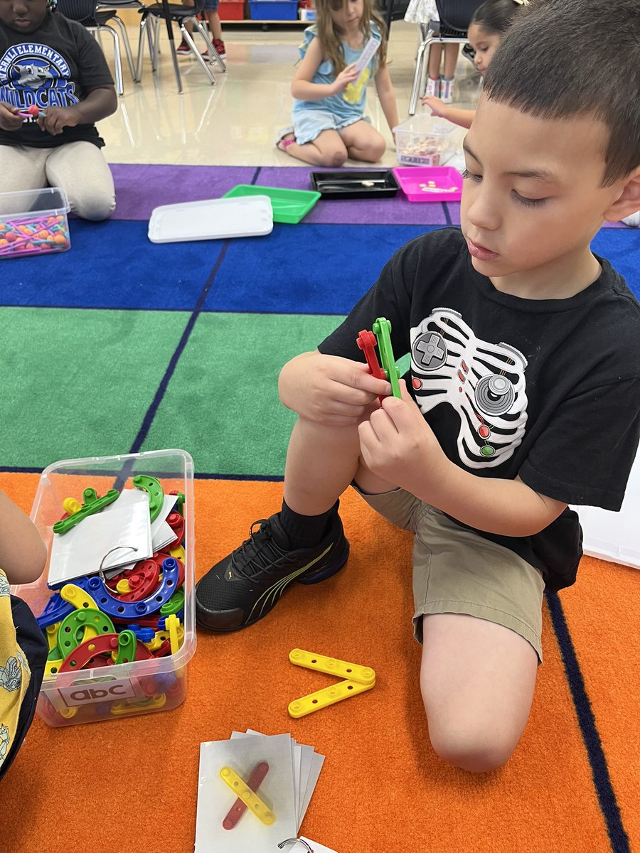 Design Builders for the win!!
Again with resources provided by our amazing <a href="/NISD_ECE/">Northside ISD Early Childhood Education</a> Department! 
I took our Design Builders, made every letter, snapped a pic, printed, laminated, slipped them all onto a ring...boom, a Reading Center!! 

Message me for the file!