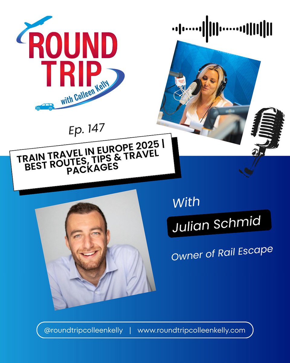 What if the journey could be just as unforgettable as the destination? 🚉 ✨

Listen as a podcast or watch the full conversation on our YouTube channel. 

🔗Link in bio. 

#travelexpert #travelpodcast #roundtripcolleenkelly #railescape #traintravel #europetravels #europetrain