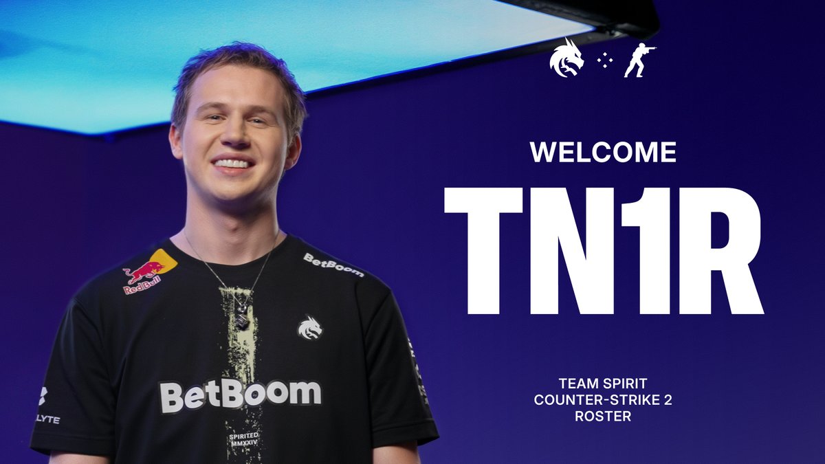 Team Spirit CS2 (@team__spirit) on Twitter photo Welcome, <a href="/tN1Rcs/">tN1R</a> 🔥 
🔗 youtu.be/Q_9vsRK00Bo Welcome, <a href="/tN1Rcs/">tN1R</a> 🔥 
🔗 youtu.be/Q_9vsRK00Bo