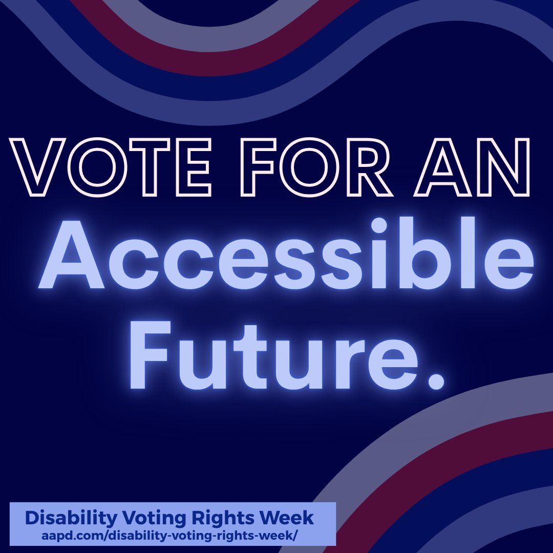 DRCKansas's tweet photo. An accessible future starts with you. This Disability Voting Rights Week, make your voice count! Register to vote or check your voter registration today to help shape a future where every voter has equal access: https://t.co/wg43pJqPgj  #DisabilityVotingRightsWeek #DVRW2025 https://t.co/aIgkuzByDA