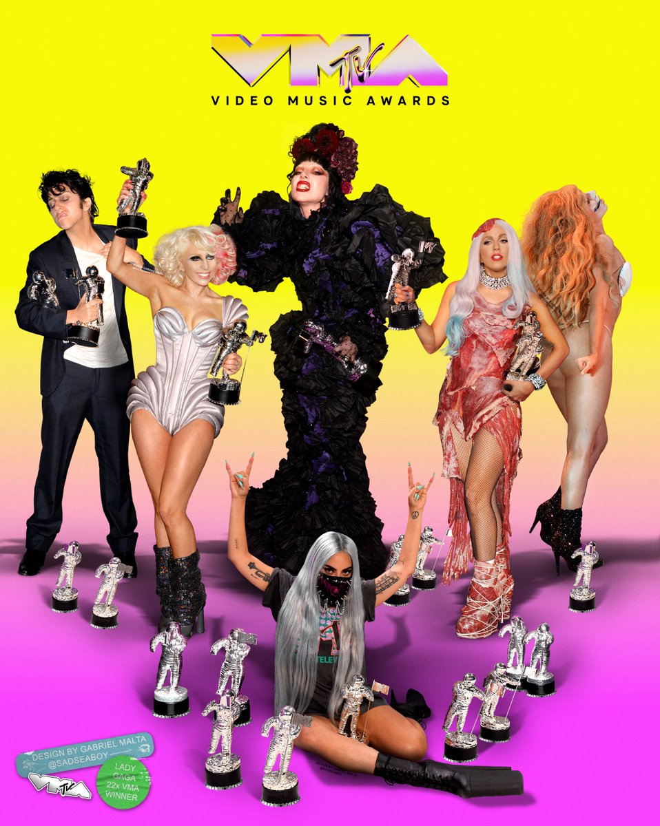 sadseaboy's tweet image. Lady Gaga 22x VMA winner!! 

#LadyGaga  #VMA #VMAs