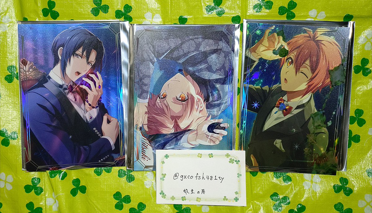☆【譲渡(交換)】
アイドリッシュセブン　ポストカード　La'Stiara ラスティアラ

譲→一織・三月・陸
求→1枚380円
※交換の場合は同種「大和」のみ。

郵送希望。
福岡(天神・博多駅近郊)のみ手渡し相談可能。
検索からでもお気軽にお声掛けください♪