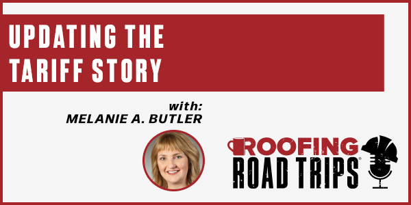 HJEllsworth's tweet image. Join us for today’s featured #RoofingRoadTrips as we welcome #MelanieAButler - Updating the Tariff Story

Listen Today
rooferscoffeeshop.com/podcast/melani…

#SherwinWilliams #RoofersCoffeeShop #RoofingPodcasts #RoofingProfessionals #RoofingContractors #RoofingIndustry
