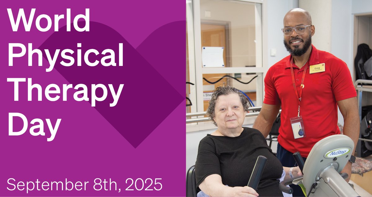 PerleyHealth's tweet image. It's #WorldPhysicalTherapyDay! We thank the @PerleyHealth physical therapy team for enriching the lives of residents and tenants. Through their expertise and dedication, they help restore mobility, build strength, and support independence, enhancing quality of life.