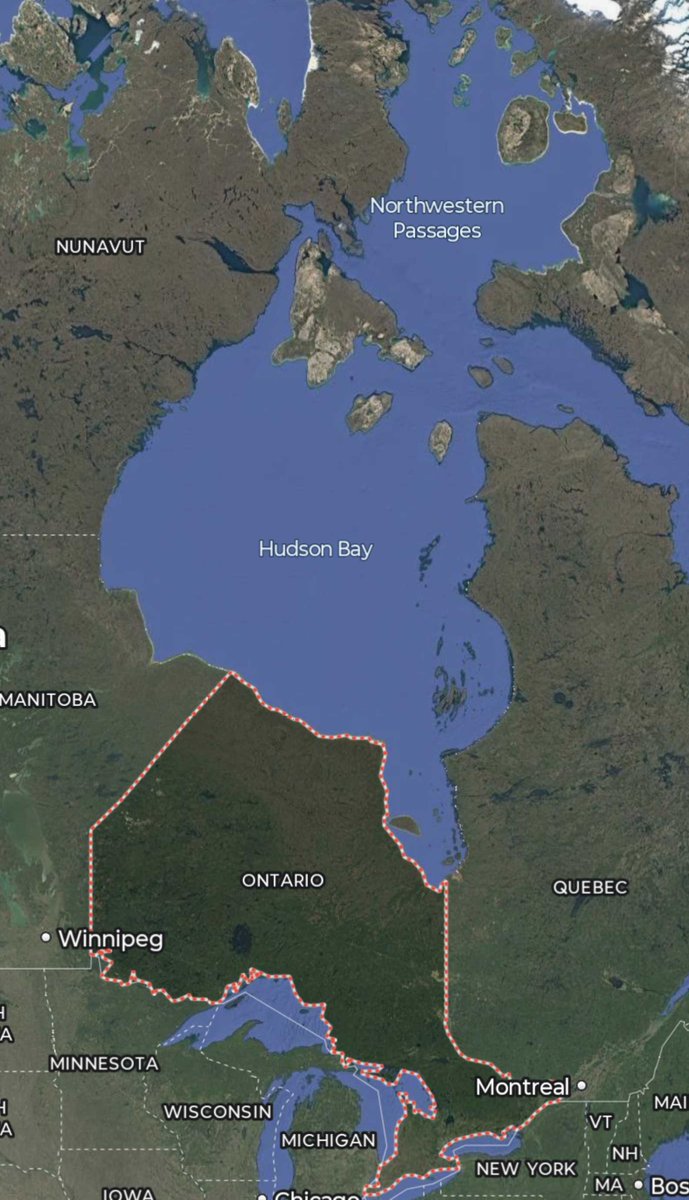 DayWalker378's tweet photo. There's Former Canadian Land Underneath Hudson Bay
Ontario WILL BE Next, Vacuumed by the Hudson &...
Great Lakes Will Dump into Louisiana
#Canada #Ontario #Seaway #Loiusana https://t.co/UHI2KL6MSg