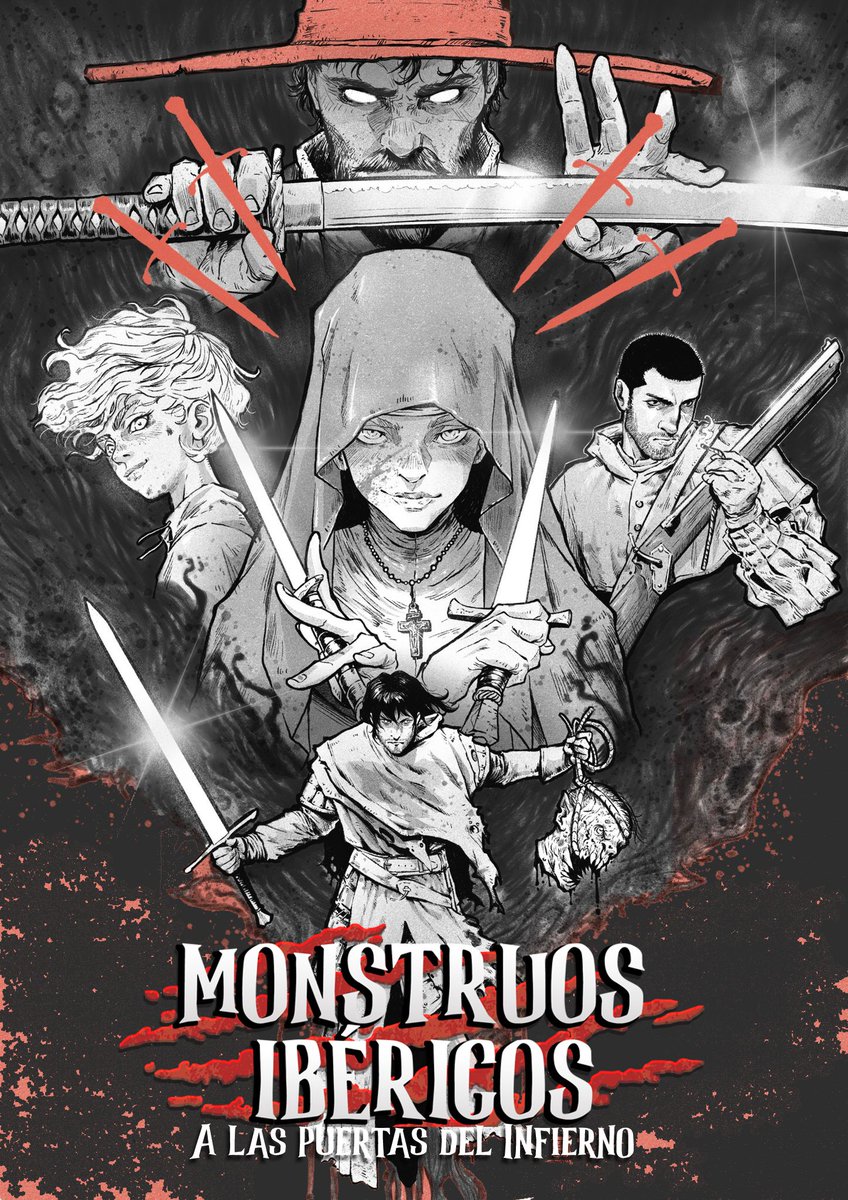 <a href="/muzhur/">M U Z H U R</a> vuelve a diseñar la imagen promocional de Monstruos Ibéricos 3: A las puertas del Infierno. Una imagen brutal y espectacular que será contraportada del cómic y además pondrán conseguir los mecenas como lámina. Comenzamos mañana a las 20:00 h. en vkm.is/monstruosiberi…