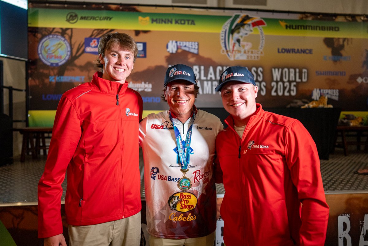 We won GOLD!! Team USA takes home the W in South Africa at the 2025 Black Bass World Championship. <a href="/USABassTeam/">USA Bass Team</a>
