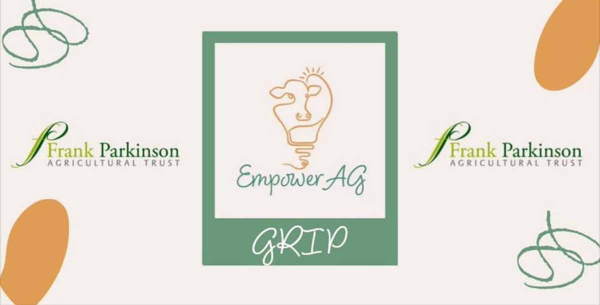 Dates for online delivery of the #EmpowerAg GRIP course are now live 🙌 

Any retweets would be greatly appreciated to help get this in front of as many people in the farming community as possible. 😊 It’s financially supported by the #FrankParkinsonAgriculturalTrust to make it