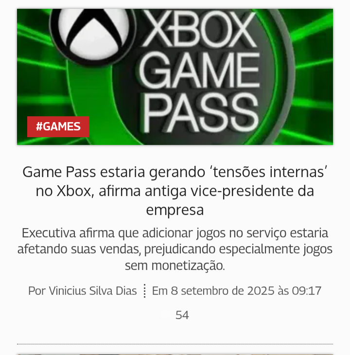 Ja faz praticamente 10 anos que o game pass existe e toda semana tem noticia dizendo que ele é um problema

nao por coincidencia é mais ou menos sempre perto da data de um grande lançamento, que no caso agora é silksong

"ironico"