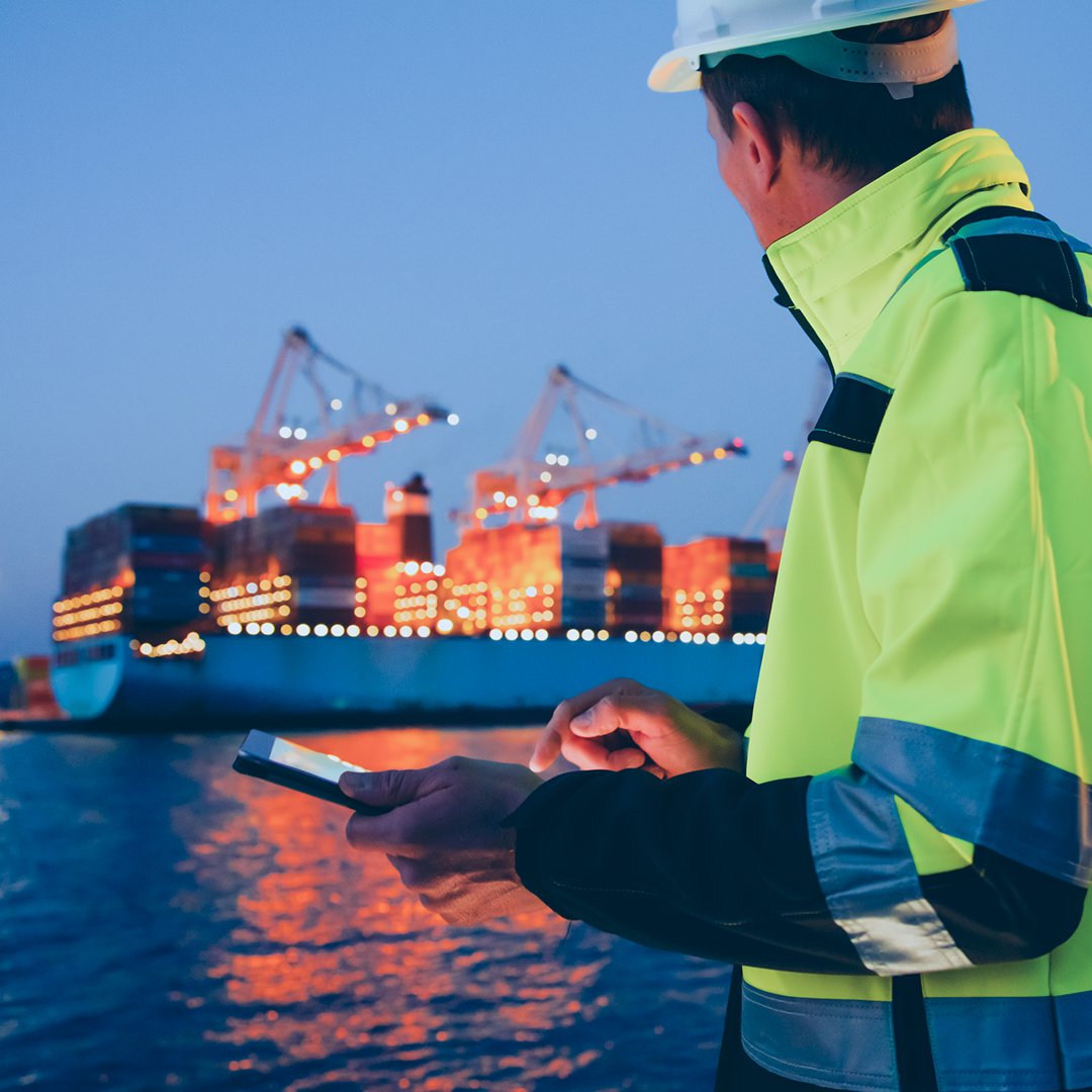 TechLinkCenter's tweet image. A new Navy-developed AIS-based #addressedmessaging tech streamlines comms between ships, ports & unmanned systems, enhancing safety and effectiveness for shipping, defense, search and rescue, and more. Learn more: hubs.la/Q03G23PY0