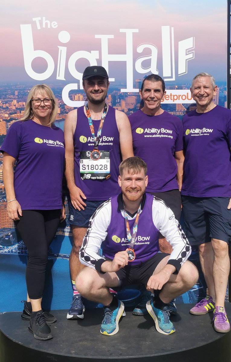 abilitybow's tweet image. A massive THANK YOU to our incredible runners who took on The Big Half for Ability Bow. Your energy, smiles, and determination made it unforgettable and every mile you ran helps us change lives. 💙

We loved cheering you on, meeting you, and celebrating together🏃‍♀️🏃‍♂️👏