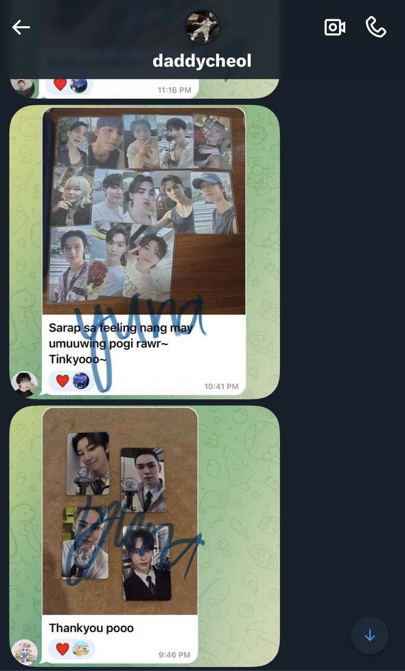 Kyoonz04's tweet photo. AWARENESS POST

It has come to my attention that someone has been using my transaction and selling proofs (#ThanKyoonz) as their own, falsely presenting themselves as an established seller with a proven history.

X: @/dadducheol95
g-app: 09363053312 (Gr***l A W.) https://t.co/fR7ZiWWjJX