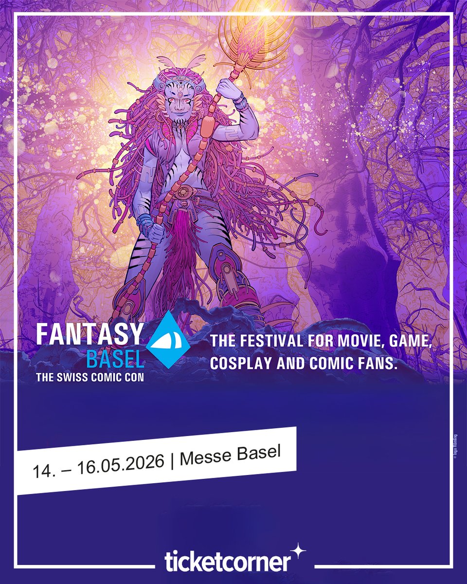 Ticketcorner's tweet image. Fantasy Basel – The Swiss Comic Con kehrt zurück! 🧝🏼 Freu dich auf Cosplay, Gaming, Comics, Filme und Anime. Drei Tage voller Fantasie und Popkultur warten auf dich. ✨🚀

🎟️Tickets findest du hier: brnw.ch/21wVziu.

#FantasyBasel #Ticketcorner