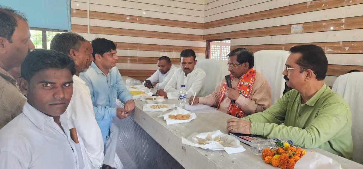 Ramratan Kushwaha (मोदी का परिवार) (@ramrkushwaha) on Twitter photo विकास खण्ड बार परिसर में विधानसभा क्षेत्र 226 ललितपुर क्षेत्रांतर्गत आने वाले सम्मानित प्रधानों, सचिवों, पंचायत सहायक एवं समस्त विकास खण्ड स्तरीय अधिकारियों के साथ संवाद किया।
<a href="/BJP4Delhi/">BJP Delhi</a> <a href="/BJP4India/">BJP</a> <a href="/BJP4UP/">BJP Uttar Pradesh</a> <a href="/JPNadda/">Jagat Prakash Nadda</a> <a href="/Bhupendraupbjp/">Bhupendra Singh Chaudhary</a> विकास खण्ड बार परिसर में विधानसभा क्षेत्र 226 ललितपुर क्षेत्रांतर्गत आने वाले सम्मानित प्रधानों, सचिवों, पंचायत सहायक एवं समस्त विकास खण्ड स्तरीय अधिकारियों के साथ संवाद किया।
<a href="/BJP4Delhi/">BJP Delhi</a> <a href="/BJP4India/">BJP</a> <a href="/BJP4UP/">BJP Uttar Pradesh</a> <a href="/JPNadda/">Jagat Prakash Nadda</a> <a href="/Bhupendraupbjp/">Bhupendra Singh Chaudhary</a>
