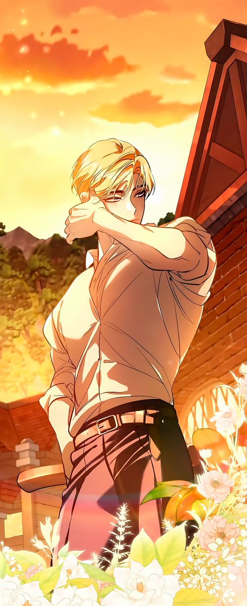 When Cherry gets stunned and speechless before Eden because his appearance is just 100% her type