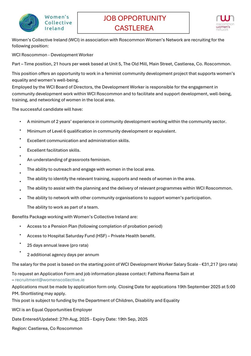 Roscommon Women's Network tweet media