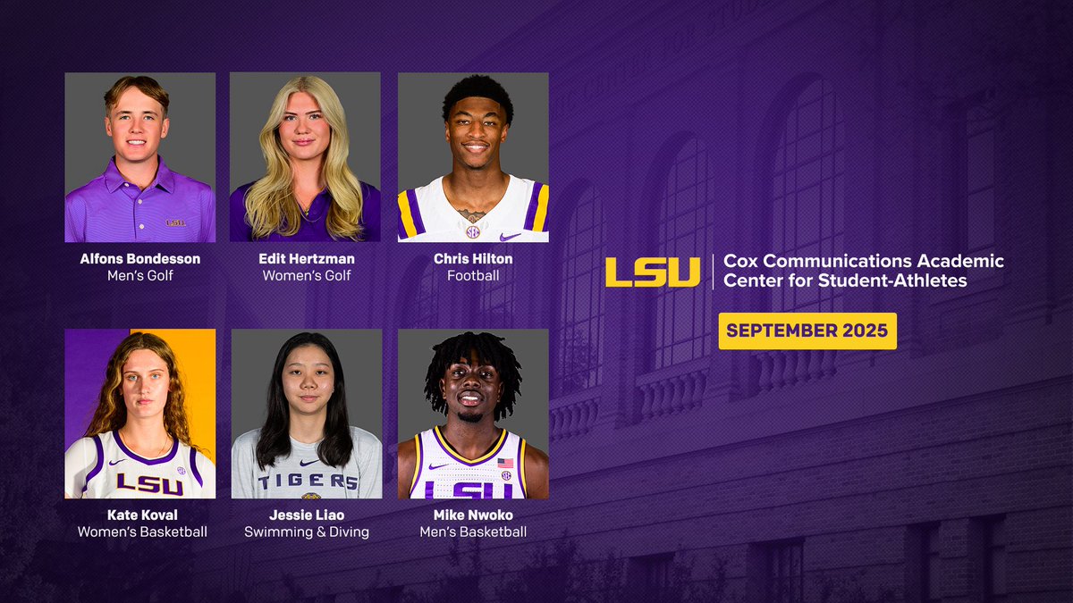 LSU Basketball (@lsubasketball) on Twitter photo Mike Nwoko is a September 2025 CCACSA Student-Athlete of the Month! 📝✅
<a href="/MichaelNwoko2/">Michael Nwoko</a> Mike Nwoko is a September 2025 CCACSA Student-Athlete of the Month! 📝✅
<a href="/MichaelNwoko2/">Michael Nwoko</a>