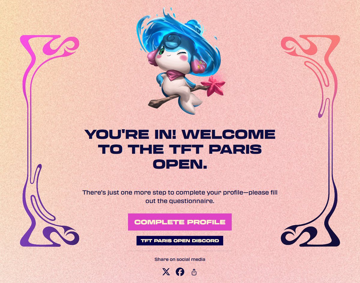 So excited to take part in this event after the Vegas Open!

See you in Paris! #TFTParisOpen <a href="/CompeteTFT/">Compete TFT</a>