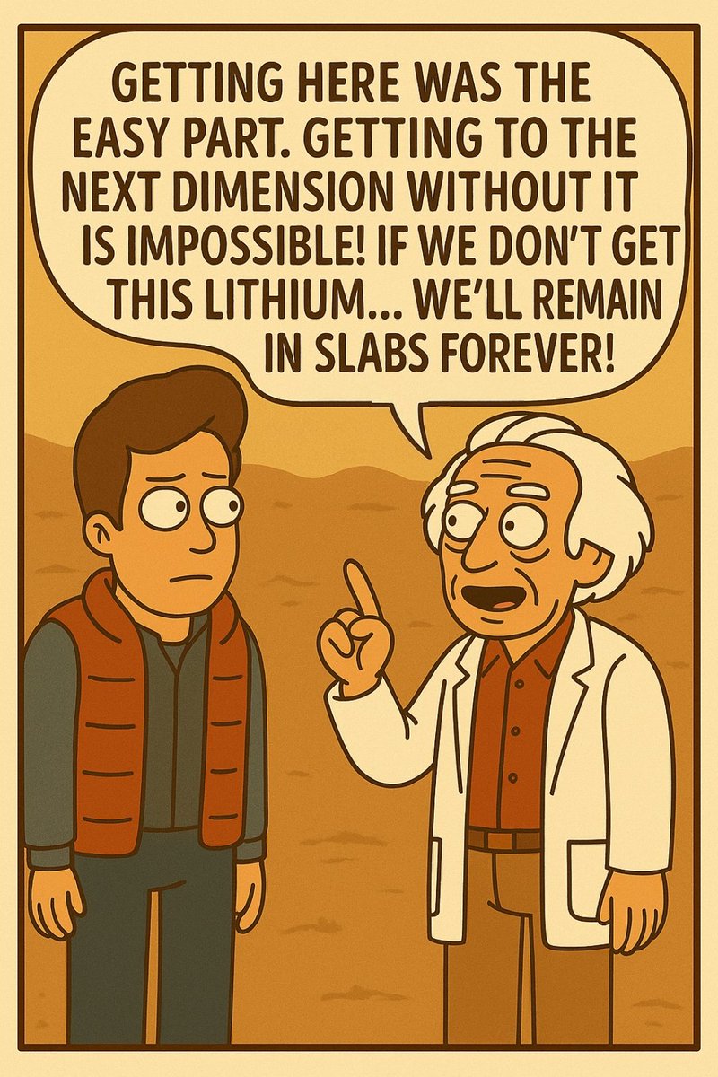 MikeBBC54469's tweet photo. Lithium isn’t just power… it’s survival ⚡ Without it, the timeline collapses. #SLABCOIN
#BackToTheSlabs
#SLABCOIN
#CryptoSaga
#MemeCoin
#NextDimension https://t.co/OnIo6y2VZk