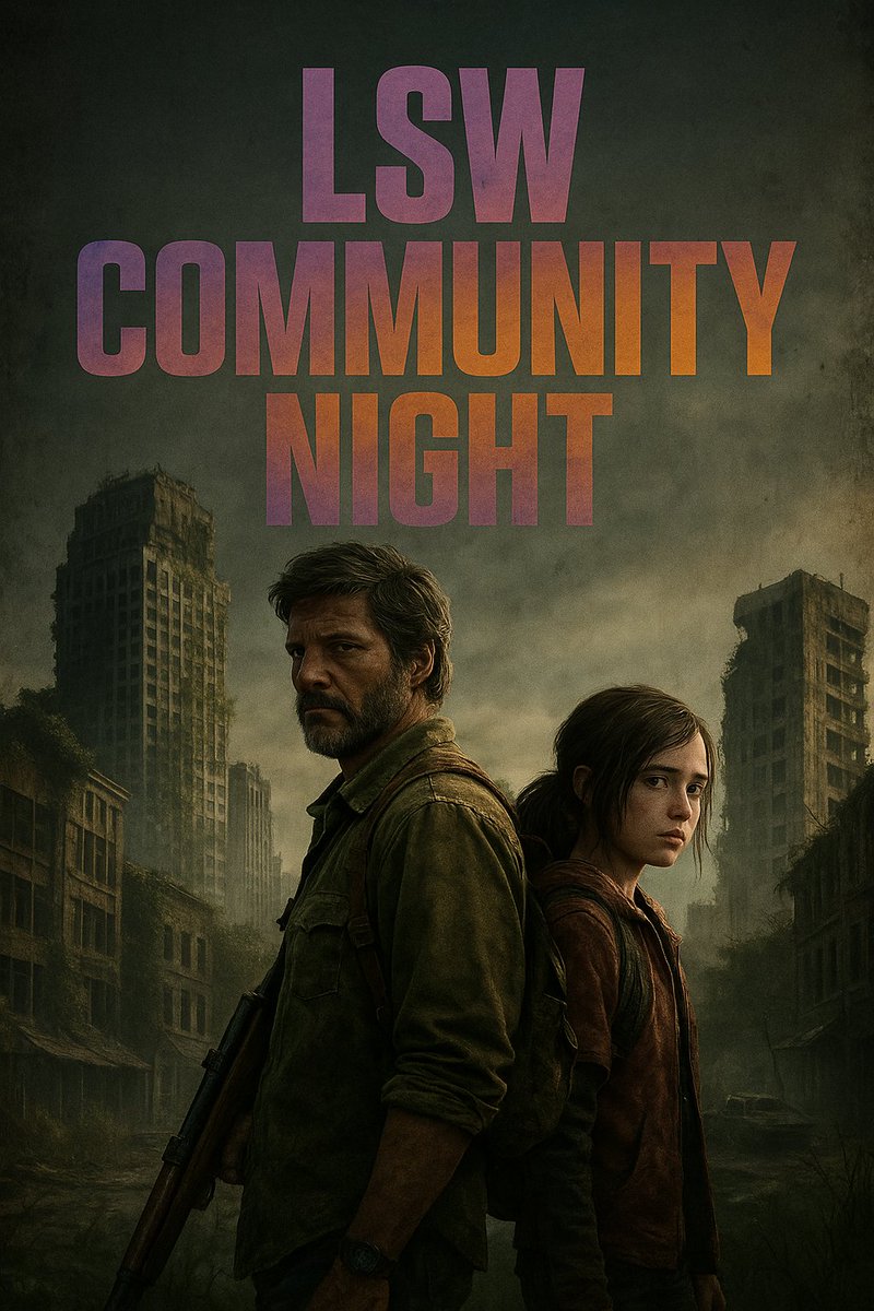 WhyIsQuack's tweet image. discord.com/events/8431067…
Don't forget to join us in the @LswCommunity at 8pm this Saturday for the last 3 episodes of The Last of Us season 1!
We'd love to have you there.