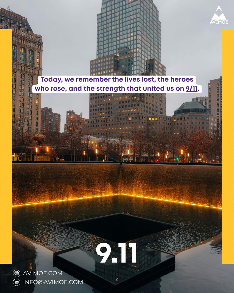 avimoe_wc's tweet image. Today, we remember and honor the lives lost, the heroes, and the resilience that followed. 🇺🇸 

#NeverForget