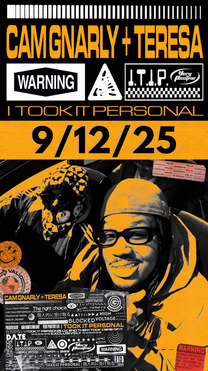 it my Birthday week — New Album on Friday 
I haven’t felt this good in a long time fr. 

9/12/25 🙂‍↕️🥂✨
symphony.to/cam-gnarly/ito…