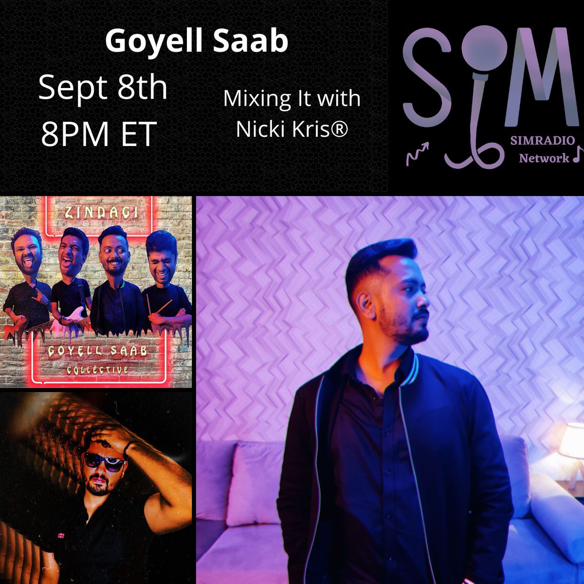 🎙️ TONIGHT’S THE NIGHT! 🎙️ Host @nickikris goes LIVE on an all-new Mixing It with the amazing Goyell Saab 🌟🎶 🕗 8 PM ET / 5 PM PT.  buff.ly/mymHVfX  Don’t miss out on this incredible conversation! Tune in and join us LIVE! 🎧✨ #MixingIt