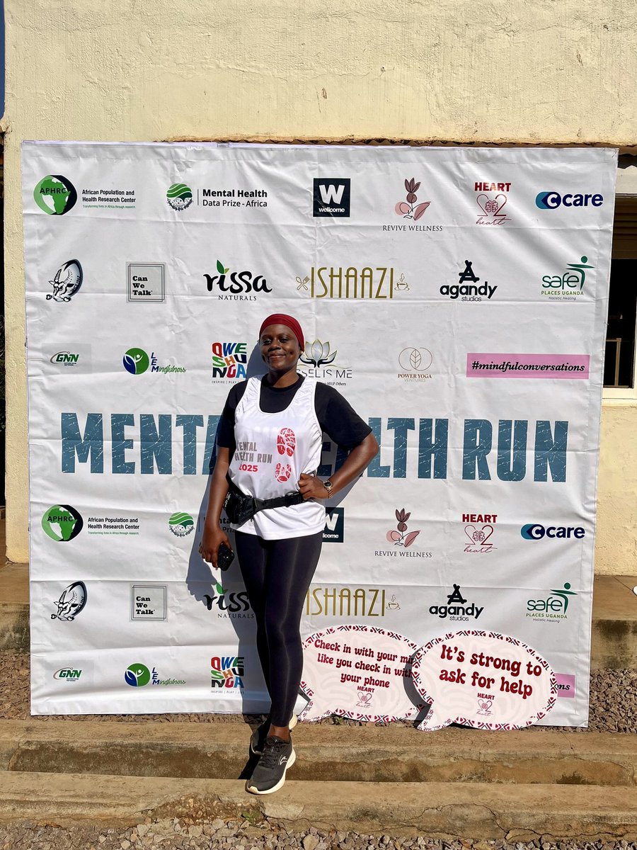 ShakiraNamulem1's tweet photo. I took part in a #mentalhealthrun and it reminded me that caring for our minds is just as important as caring for our bodies๐๐๐ #MentalHealthAwareness #WellnessJourney https://t.co/6gFez27oEQ