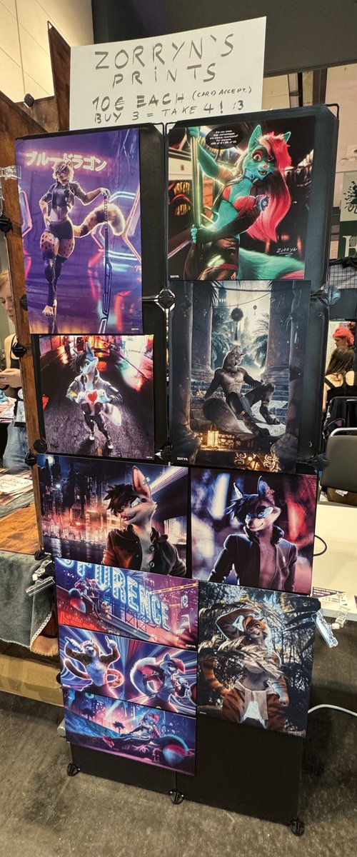 Thank you for checking out my make shift pop up store at EF29! :D