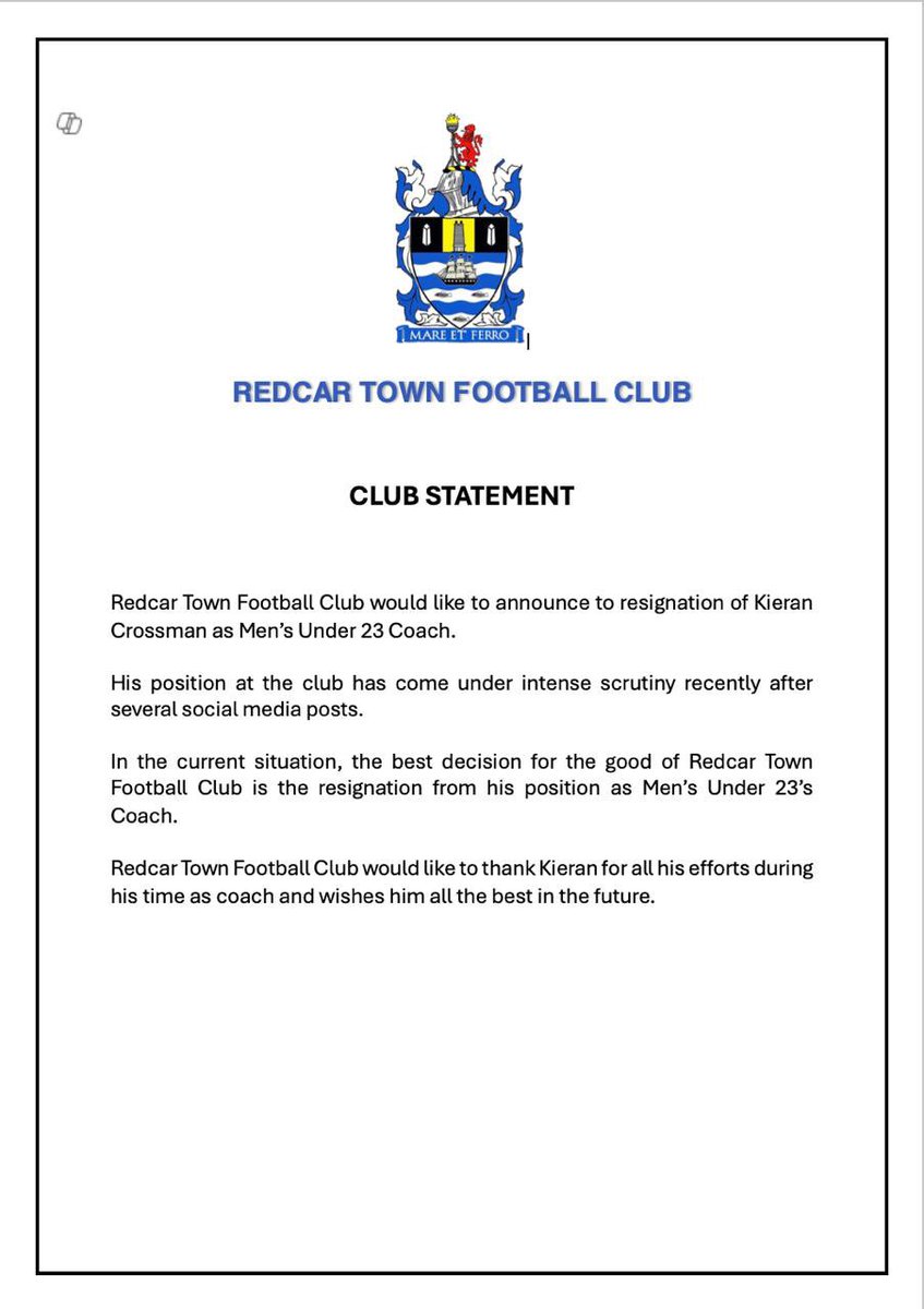 Club Statement