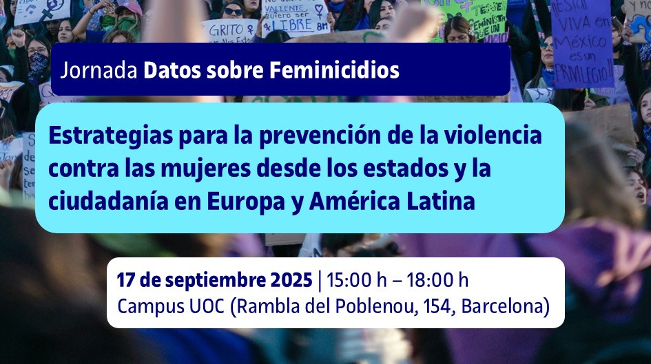 🔜 Jornada #DatosSobreFeminicidios 
Experiencias de observatorios estatales y de la ciudadanía sobre #feminicidios en Europa y América Latina.   

Debatiremos los resultados de la investigación de #GenTIC con expertas internacionales.  

🔗Inscripciones:
tinyurl.com/mtfx9bca