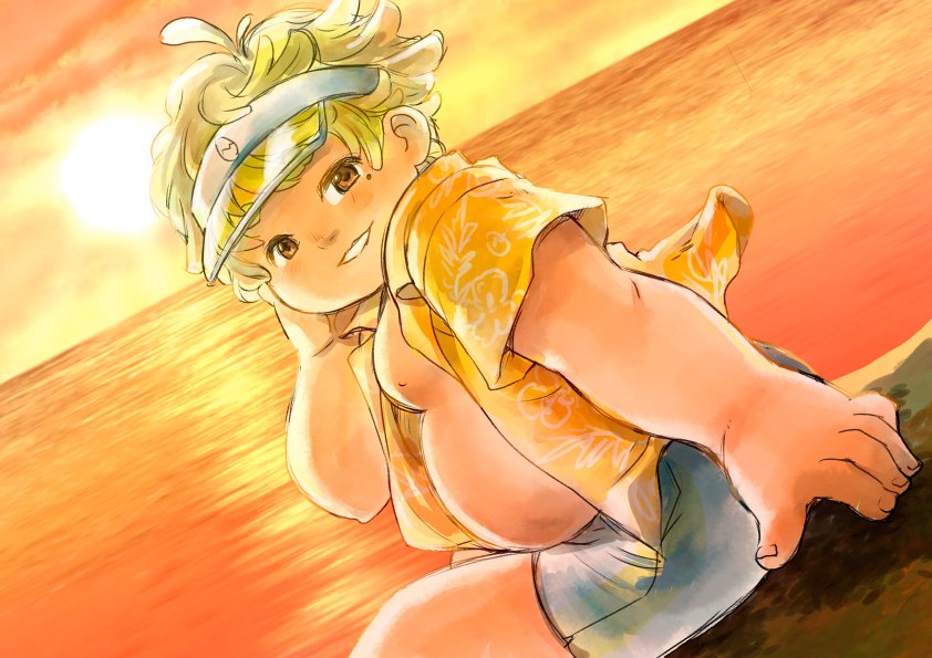 #まごたまアート
バカンスっぽくするはずがなんか変わっちゃったけどいいか！！！！