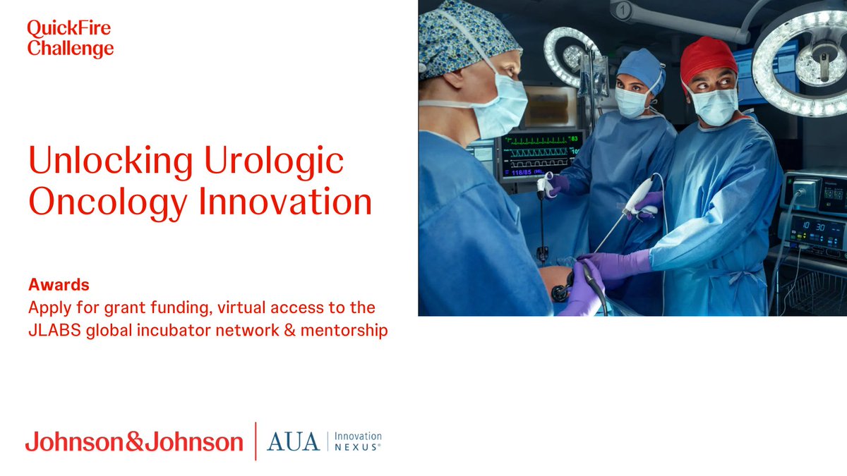 JLABS (@jlabs) on Twitter photo The deadline is approaching - submit your novel ideas aimed at transforming treatment & care for patients with Bladder & Prostate Cancers October 3. Learn more here: jji.jnj/UUOI25 The deadline is approaching - submit your novel ideas aimed at transforming treatment & care for patients with Bladder & Prostate Cancers October 3. Learn more here: jji.jnj/UUOI25