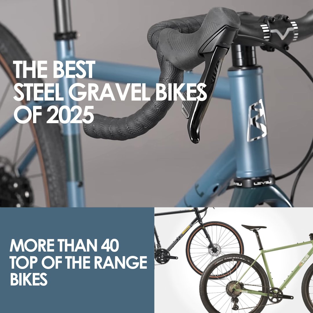 Le migliori bici gravel in acciaio del 2024. Oltre 40 modelli.

The best steel gravel bikes of 2025. More than 40 top of the range bikes.

Watch more.
urbancycling.it/51308-le-migli…

#gravelbike #gravelbikes #steelisreal #steelgravelbike