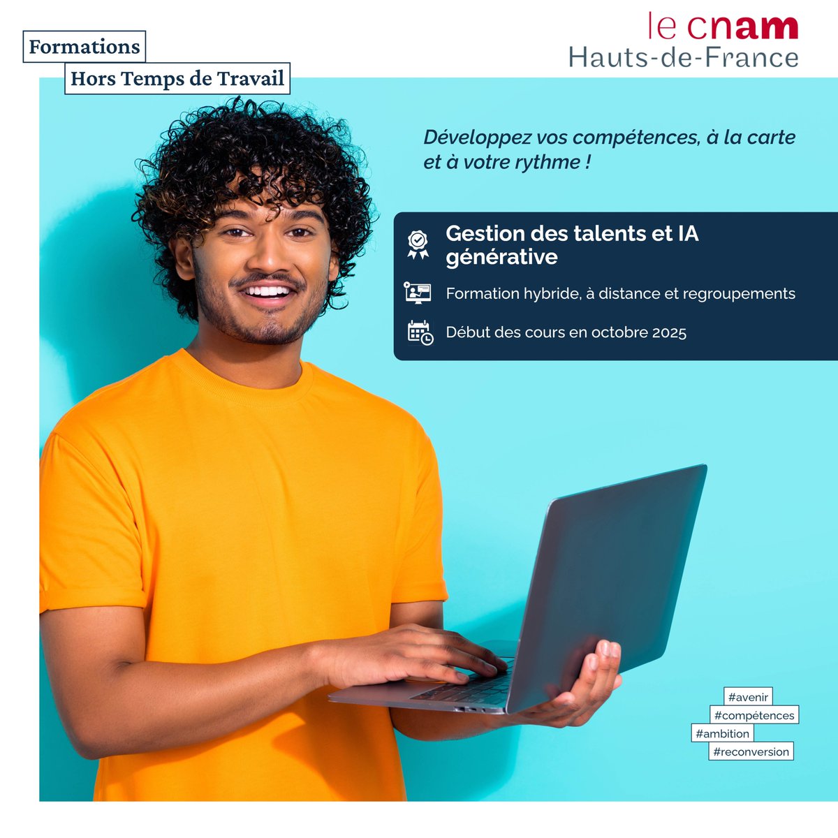 🎯 Formez-vous à la Gestion des talents et IA générative
Cette formation vous apprend à piloter une gestion des talents innovante, à maîtriser la GPEC, et à intégrer l’IA générative dans vos pratiques RH, du recrutement au développement des compétences.
 🔗formation.cnam-hauts-de-france.fr/formations/for…