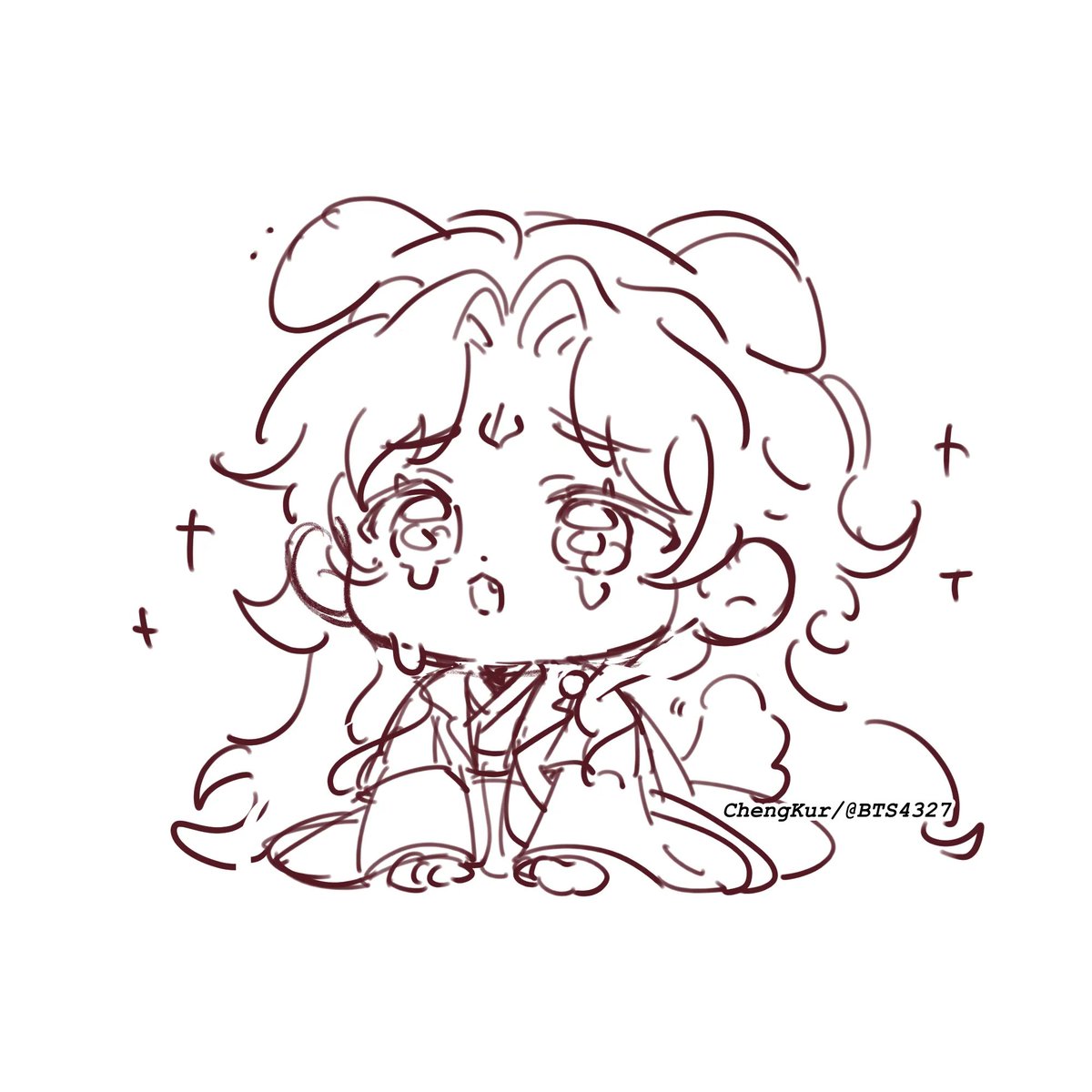 My first ever VGen commission is drawing Bingpupp!! I’m over the moon~ 💖✨
#人渣反派自救系统 #svsss #洛冰河  #VGenComm #VGen #sketch