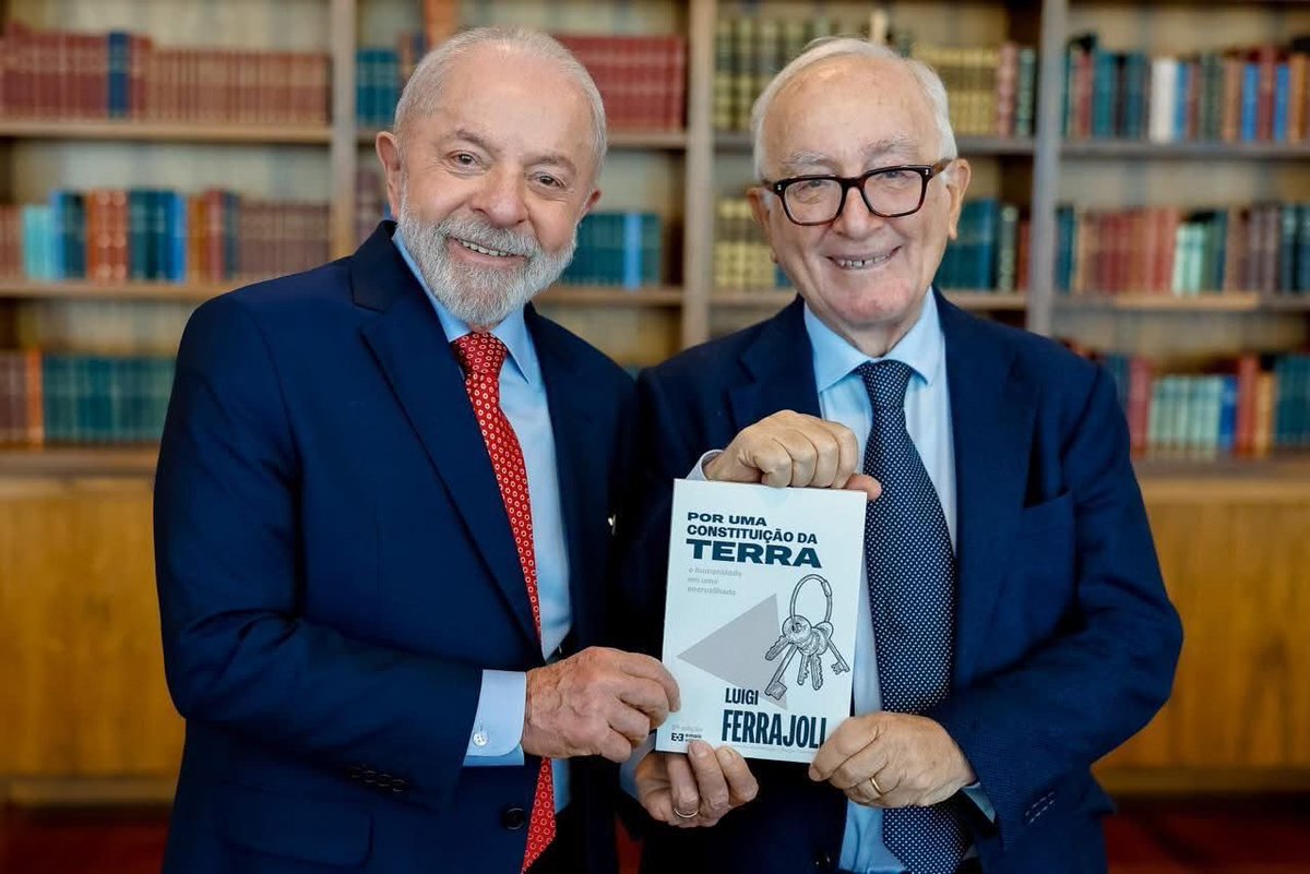 Il prof. Luigi Ferrajoli è stato ricevuto dal presidente brasiliano Luiz Inácio Lula da Silva.