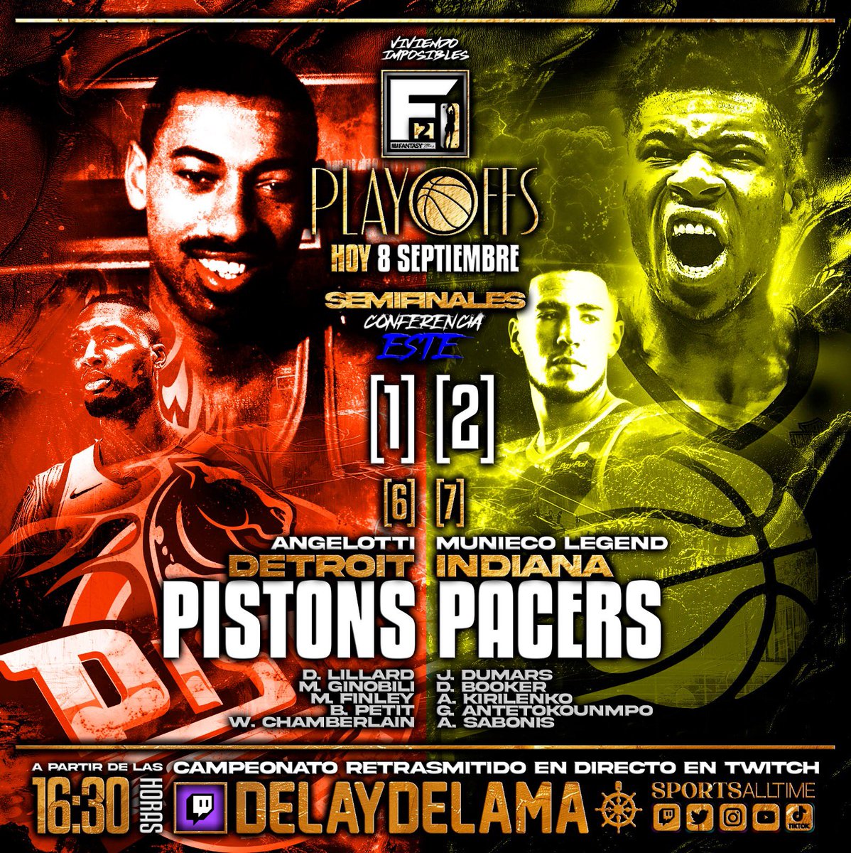 m.twitch.tv/delaydelama

Estamos EN DIRECTO!!

La batalla de los titanes episodio 4!! Chamberlain contra Anteto!!

#Angelotti VS <a href="/barroso_alv/">Alvaro Barroso (muniecolegend)</a> 

CoMeOn!!

🙌😄🏀✨