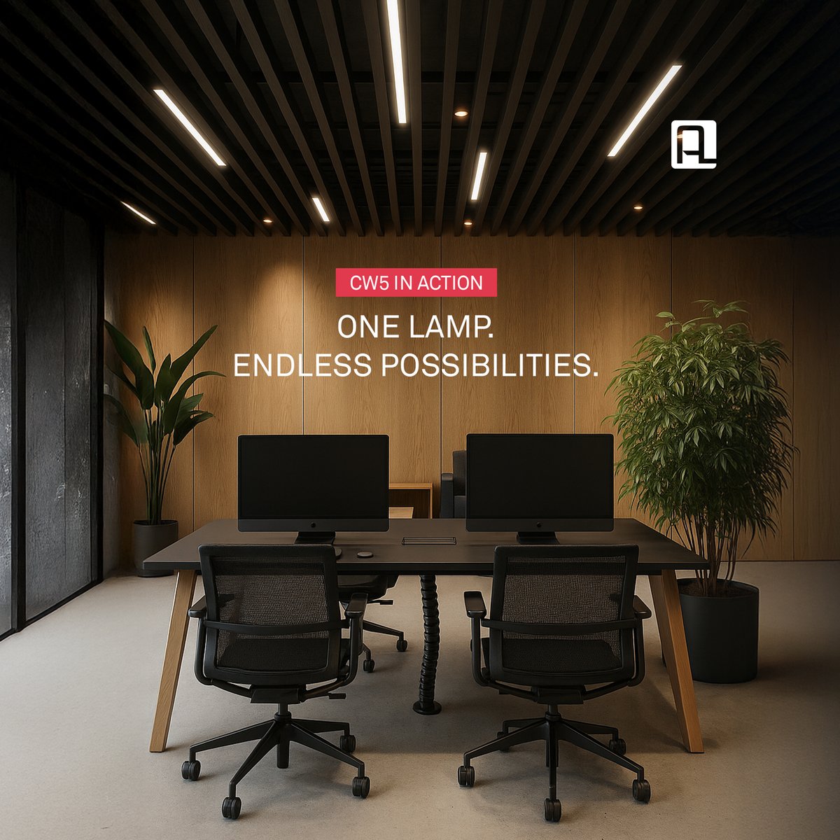 ArchipelagoLED's tweet image. One lamp. Endless possibilities 💡 LT8F | CW5 gives contractors 25-in-1 flexibility, universal compatibility &amp;amp; fast installs 🏭🏢🏥 Lighting that adapts to every project with reliable results. #T8Retrofit #ContractorLife