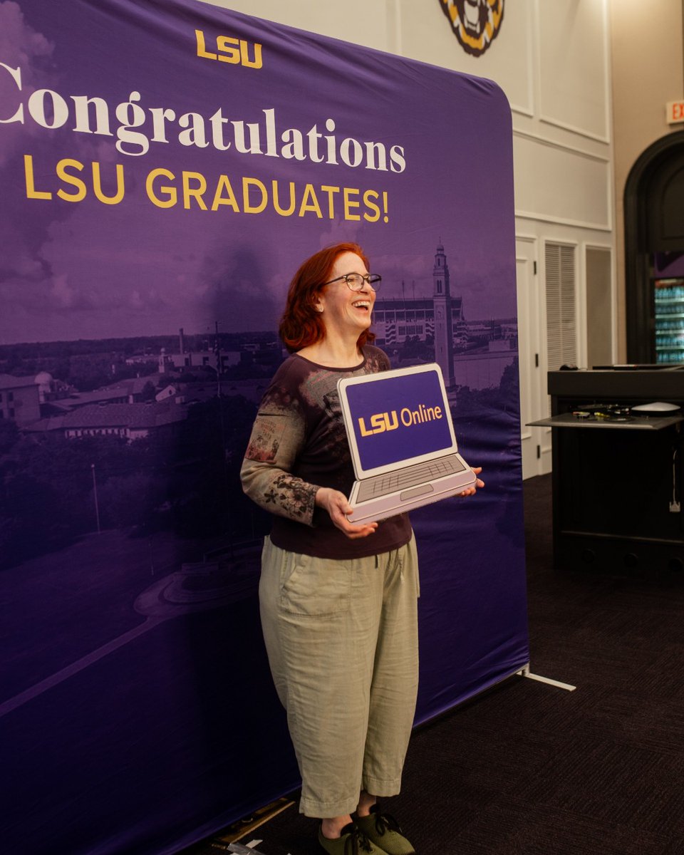 LSU Online & Continuing Education (@lsuonline) on Twitter photo 📚 After 33 years in healthcare, Lisa McKay pivoted her career with LSU’s online MLIS. Flexible and designed for real-world impact, the program helped her reimagine her future. <a href="/LSUInfoStudies/">LSU School of Information Studies</a>
👉 Discover her journey & explore what’s possible for you: ow.ly/klSZ50WRmoW 📚 After 33 years in healthcare, Lisa McKay pivoted her career with LSU’s online MLIS. Flexible and designed for real-world impact, the program helped her reimagine her future. <a href="/LSUInfoStudies/">LSU School of Information Studies</a>
👉 Discover her journey & explore what’s possible for you: ow.ly/klSZ50WRmoW