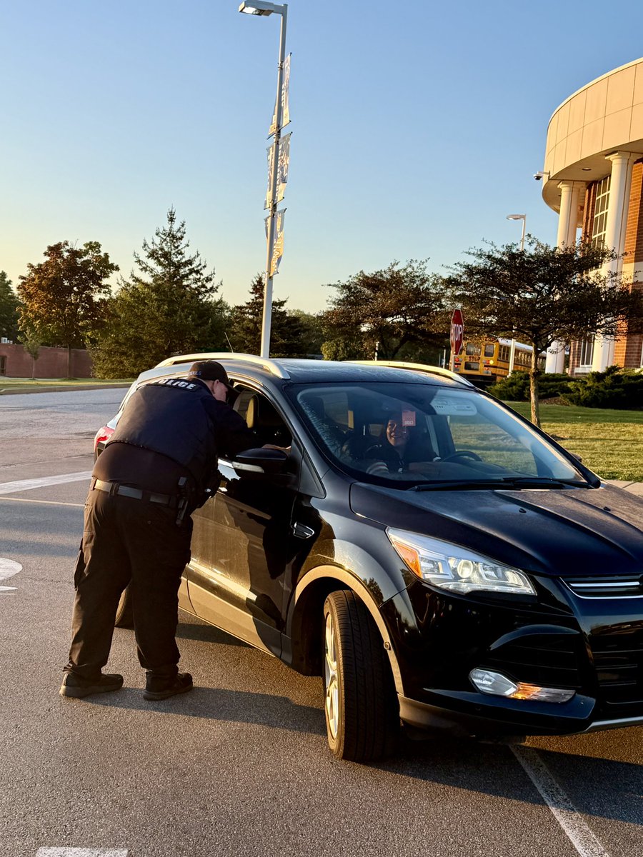 What a great partnership with Independence McDonalds to promote safety with our students! All seniors who had their seatbelts on today were given a coupon for a free Big Mac! #ItTakesAVillage #CultivatingALegacyOfExcellence