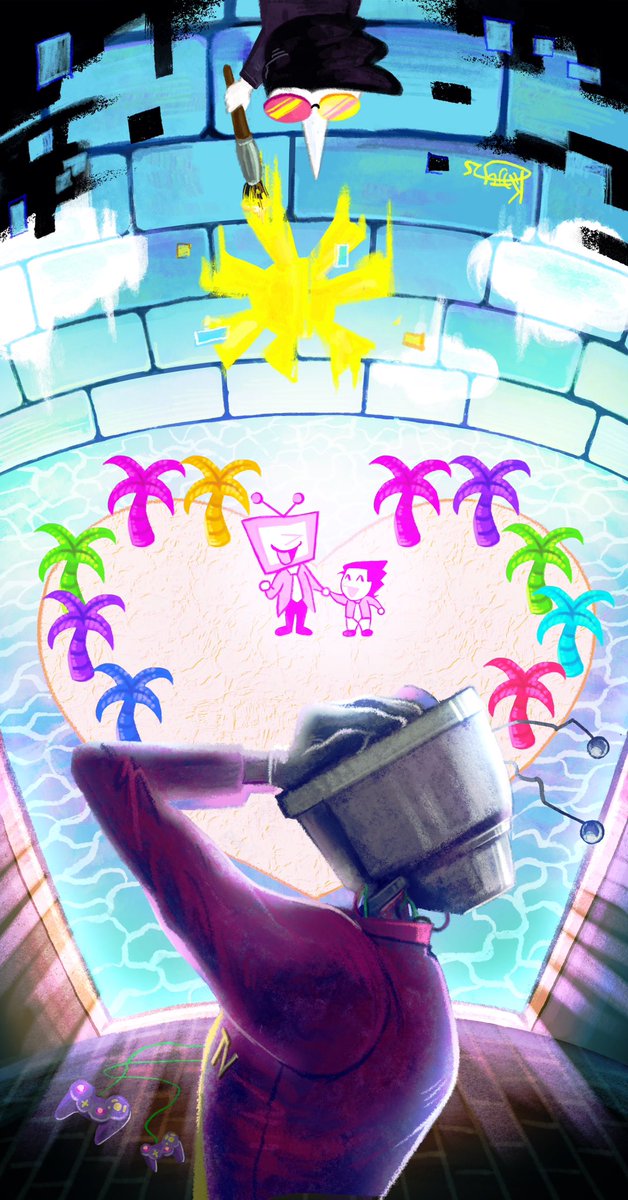 PhantomR_UT's tweet photo. We went [South of the Border!]

#deltarune #spamtenna https://t.co/OUZJuzL96y